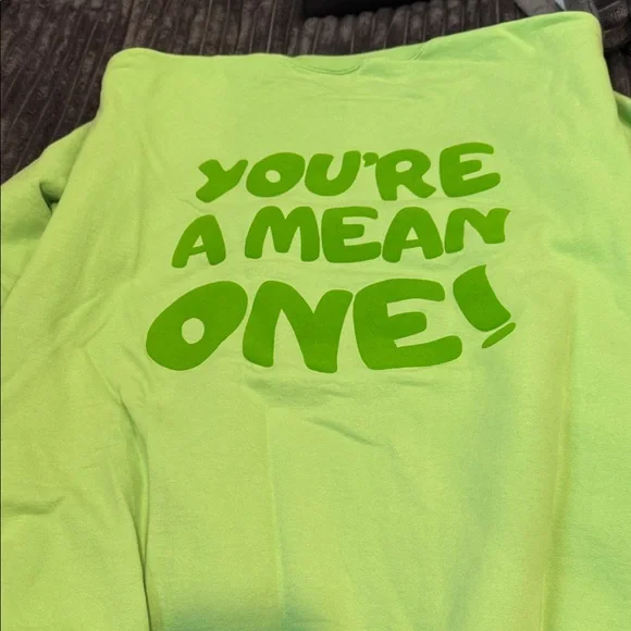 Green Graphic Grinch Sweatshirt - Picture 4 of 8